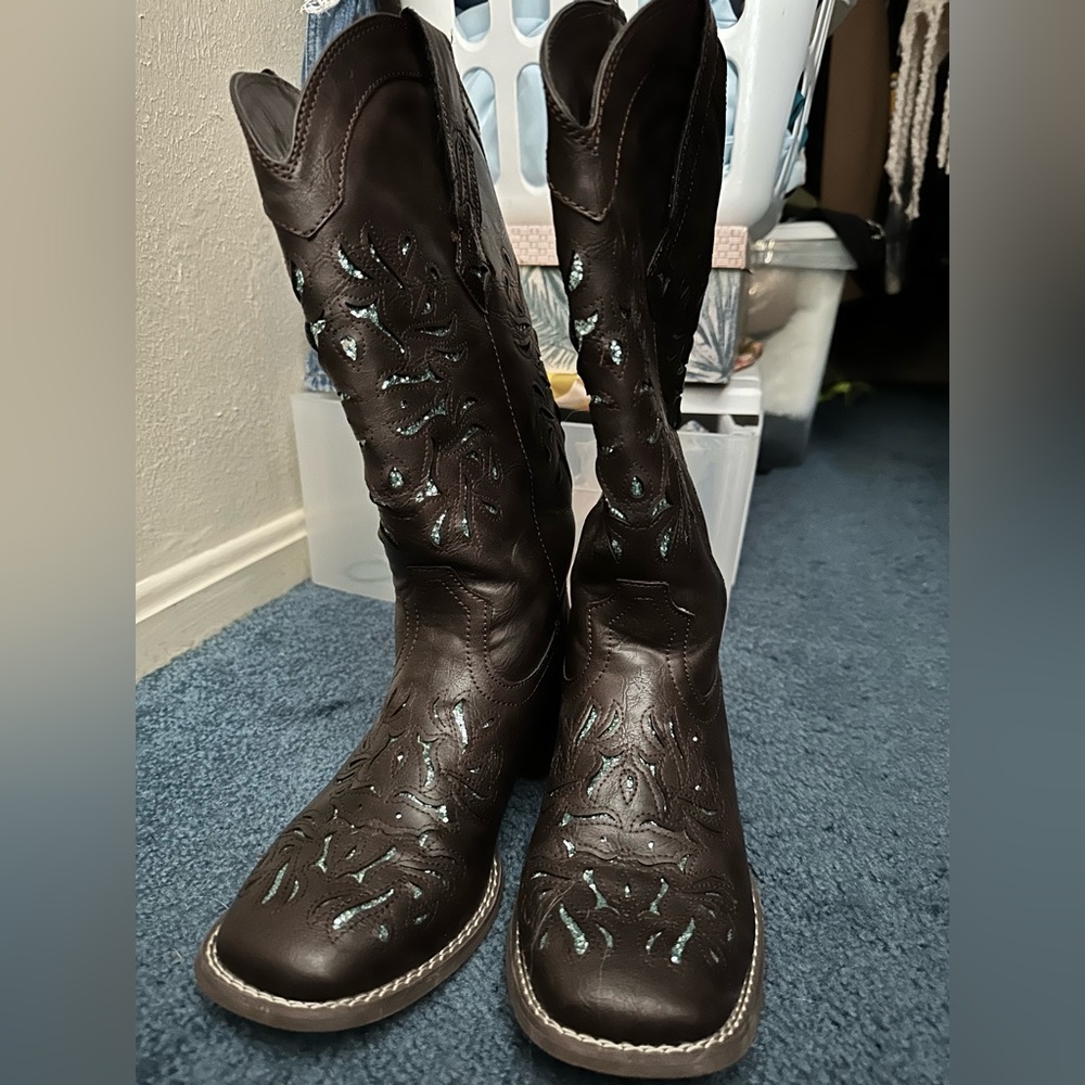 HISEA cowboy boot size 8